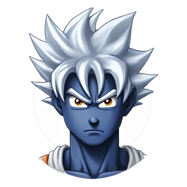 Ultra instinct goku sticker