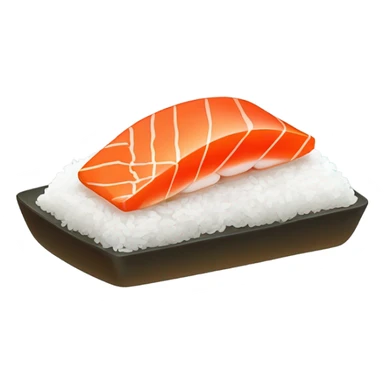 one salmon sushi sticker