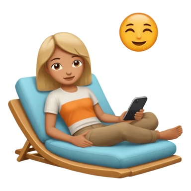 Relaxando sticker
