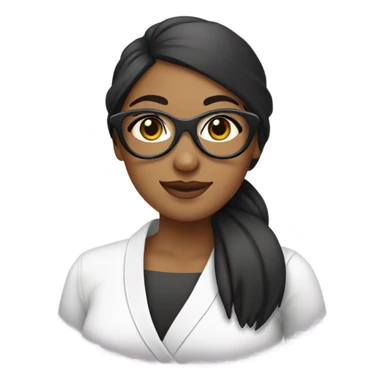 Spa girl with eyepatches sticker