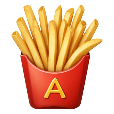 patatine fritte porzione sticker