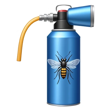 bug spray spraycan sticker