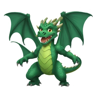 dragon féroce sticker