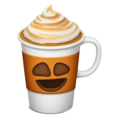 pumpkin spice latte sticker