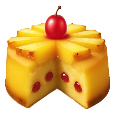 Pineapple upside down sticker