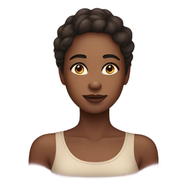 hyperpigmentation lady sticker
