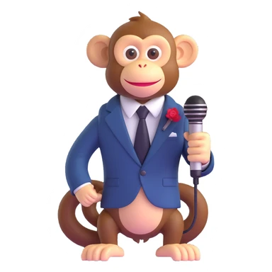 interview monkey sticker
