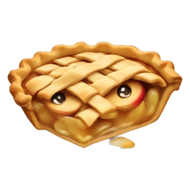 Cute apple pie  sticker