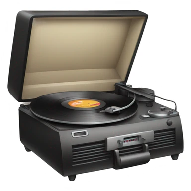 Record player  sticker
