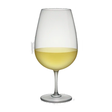 glass of white wine sticker
