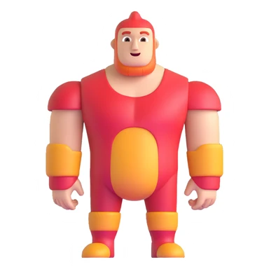 Colossal giant figure sticker