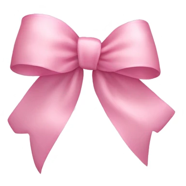 light pink ribbon bow sticker