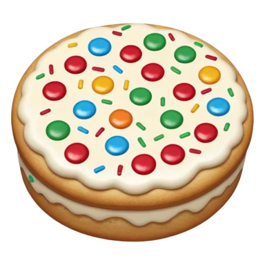 an aesthetic christmas cookie sticker