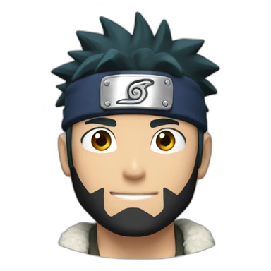 Naruto tenant une bière sticker