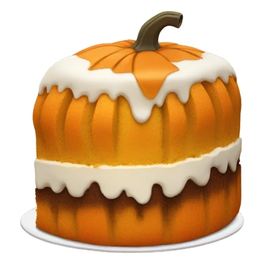 pumpkin eating cake  sticker