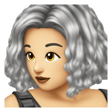 y2k girl top sticker