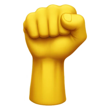 strong yellow arm sticker