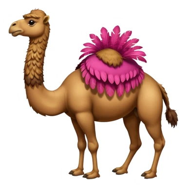 Camel riding dodo sticker