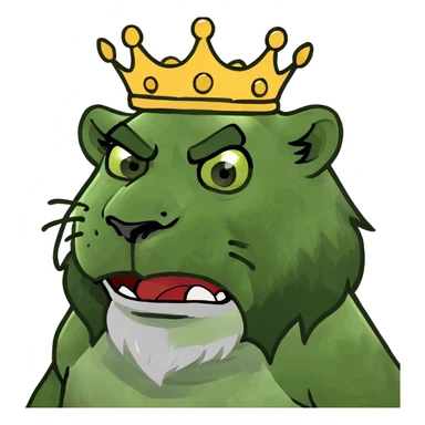 lion angry sticker
