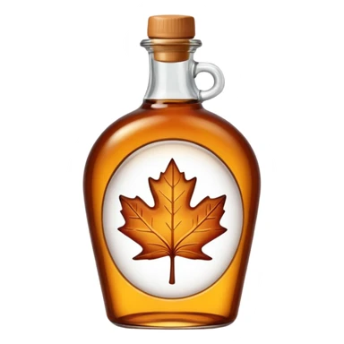 maple syrup bottle sticker