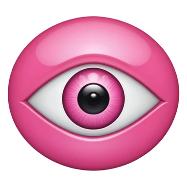 pink evil eye emoji sticker
