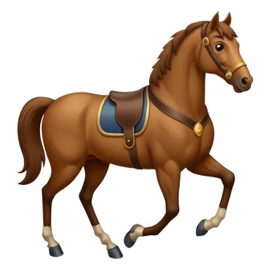 retro horse sticker