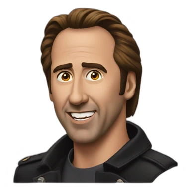 nic cage sticker