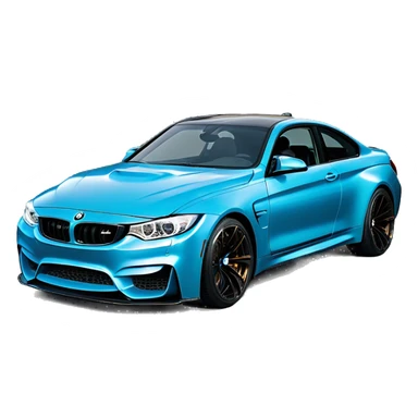 BMW m4 Yas Marina blue Fast sticker