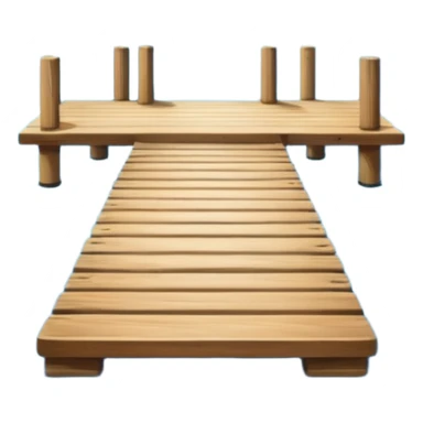 lake with a pier sticker