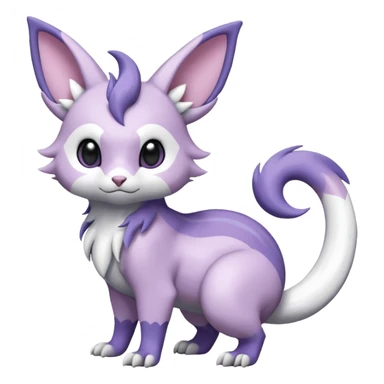 Shiny Furret-Absol-Mienshao-Espeon-Hybrid (Full body) sticker