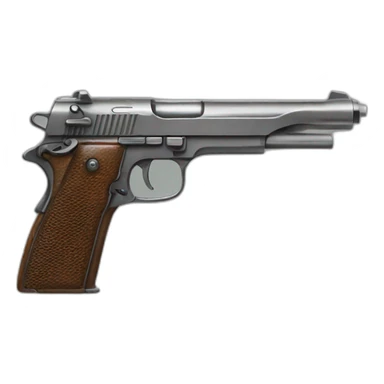 Gun, just a normal gun like a pistol sticker