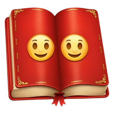 red book, golden glow sticker