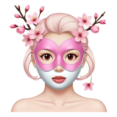 Cherry Blossom Facial mask sticker