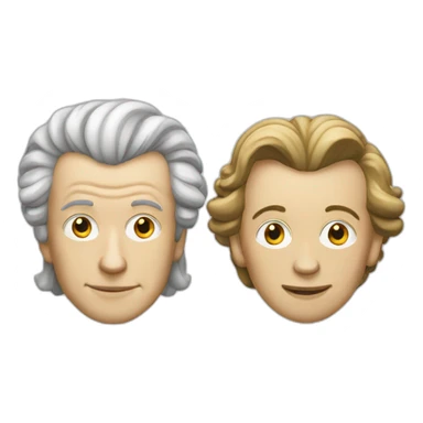 Mozart et betthoven sticker