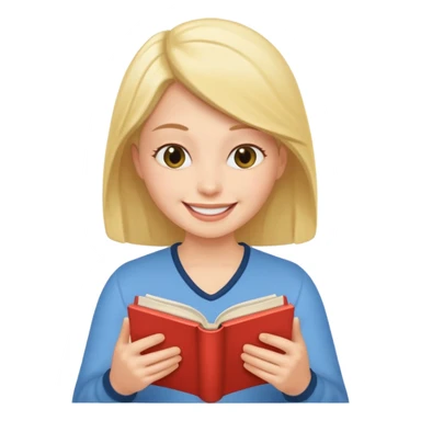 reading smutty book sticker