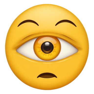Eye twitching emoji sticker