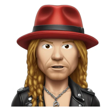 Axl rose sticker