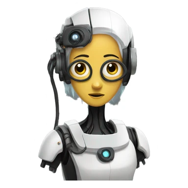 Glados from portal sticker