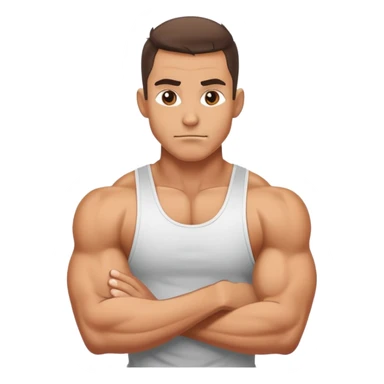 Crea un gym rat  sticker