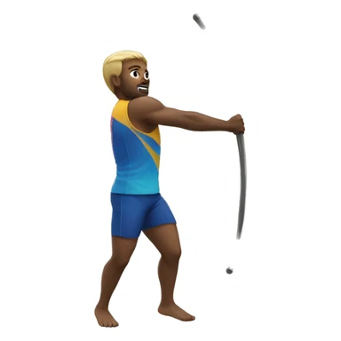 Javelin throw sticker