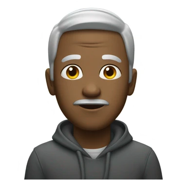 A calm person in a chaotic situation sticker