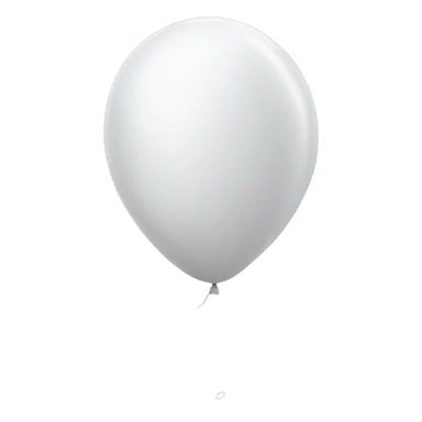 white balloon sticker