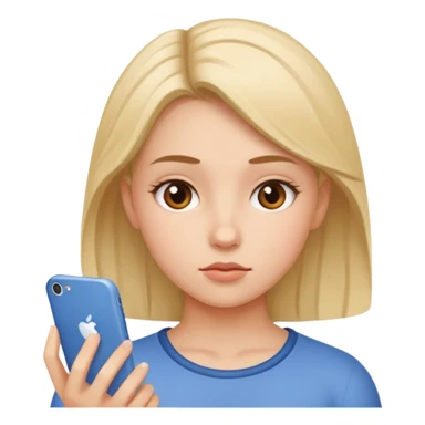 Girl tweaking sticker