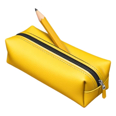 yellow Pencil Case sticker