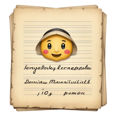 a screenplay manuscript  sticker