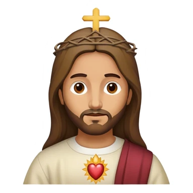 Jesus immaculate heart  sticker