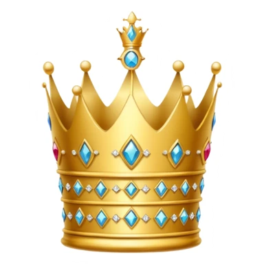 an  old crown in a glass showcase sticker