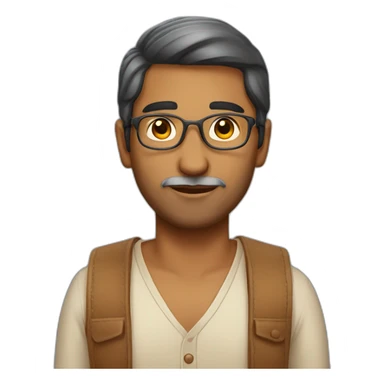 Smart Indian Man sticker