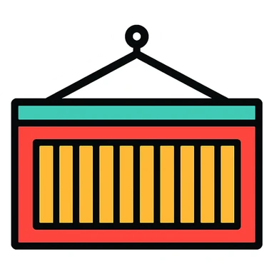 shipping container sticker