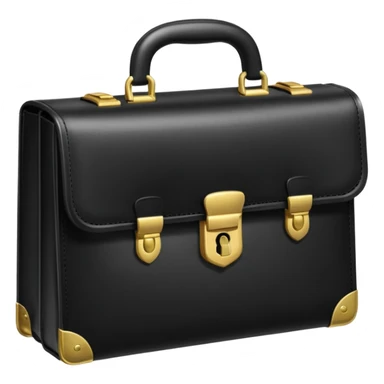 a briefcase with money and a closed lock in front of it sticker